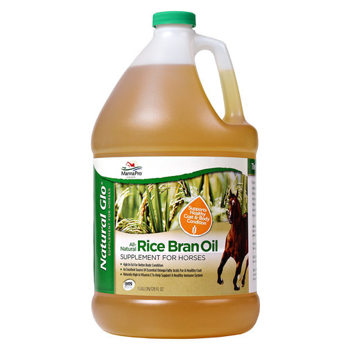 Natural Glo Rice Bran Oil Horse Supplement