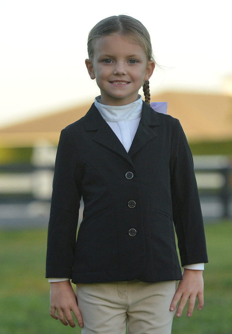 Belle & Bow Featherweight Show Coat- Black