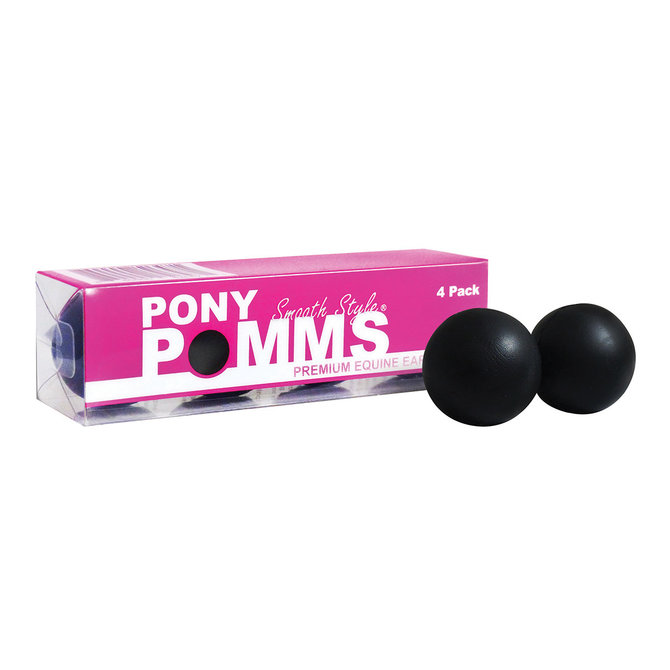 Pony (Black) | POMMS Smooth Style Ear Plugs