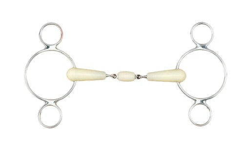 Happy Mouth | 5.5" | 2 Ring Double Jointed Gag Bit