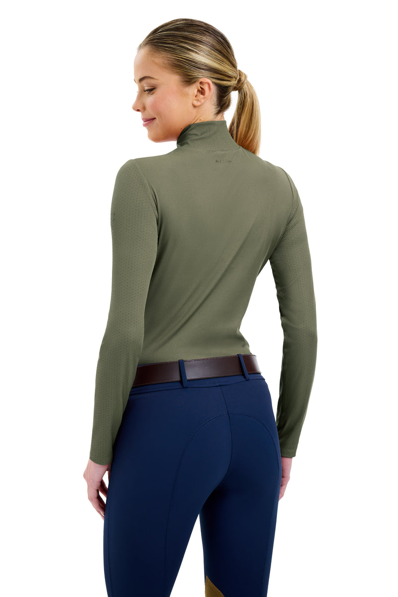RJ Classics | Thyme | Joelle Mock Neck Shirt