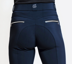 Navy/Black | KL Select Gabrielle Knee Patch Breeches