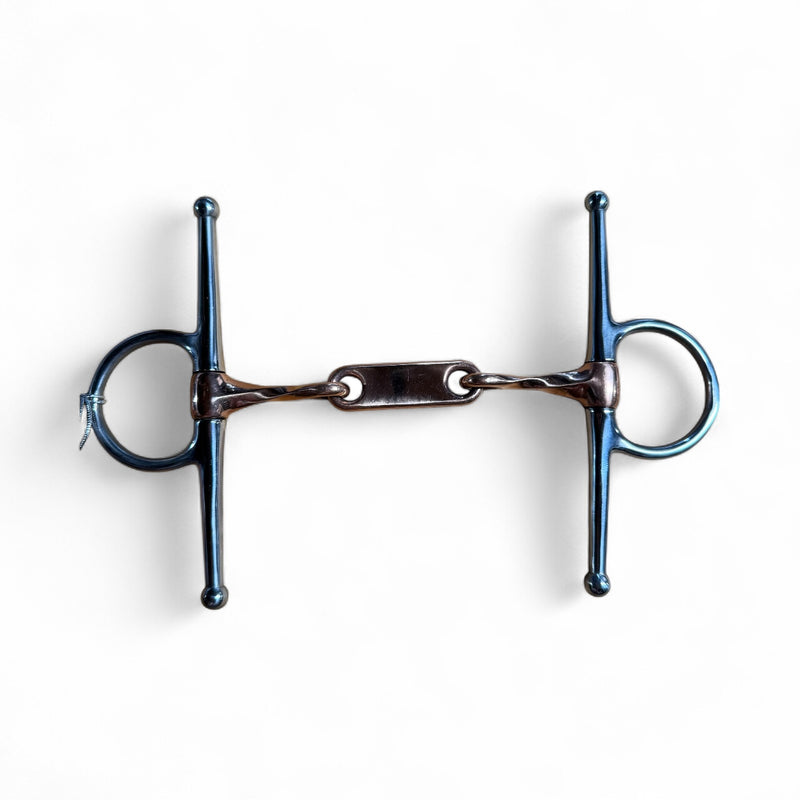 Dr. Bristol | Full Cheek Slow Twist Copper Mouth Snaffle Bit