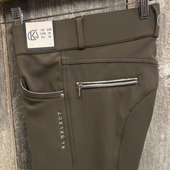 Truffle/Copper | KL Select Gabrielle Knee Patch Breeches