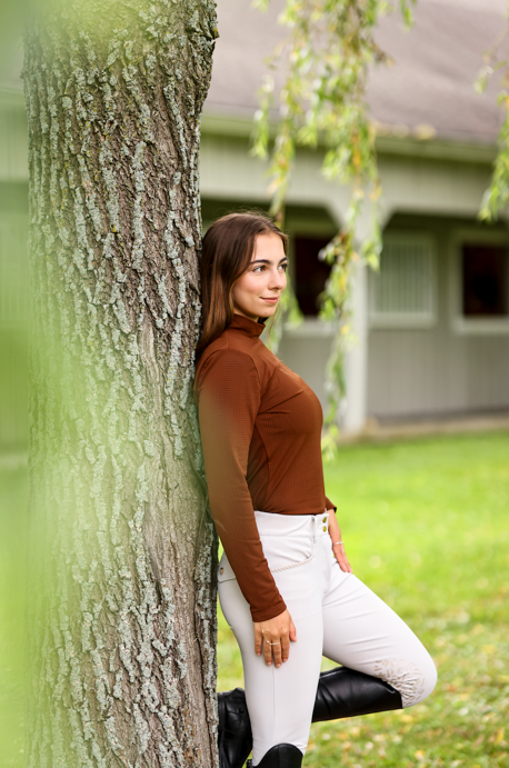 EQUISITE | Espresso | Alesia Long Sleeve Shirt