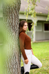 EQUISITE | Espresso | Alesia Long Sleeve Shirt