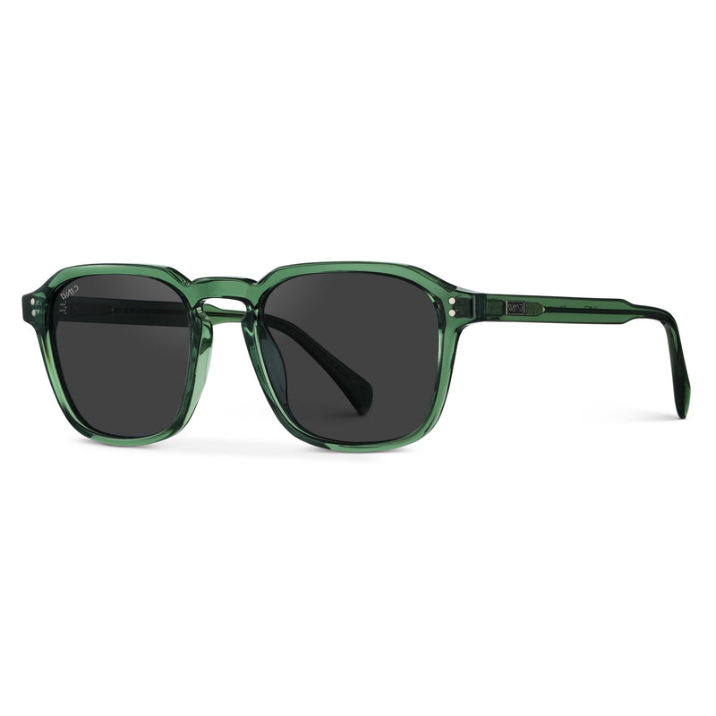 Emerald Green/Black Lens | Francis | WMP Eyewear Geometric Frame Polarized Sunglasses