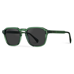 Emerald Green/Black Lens | Francis | WMP Eyewear Geometric Frame Polarized Sunglasses