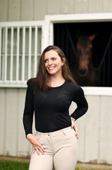 EQUISITE | Jet Black | Cadence Long Sleeve