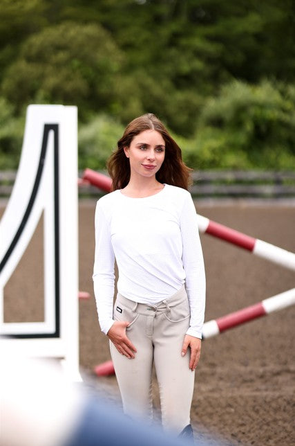EQUISITE | White | Cadence Long Sleeve