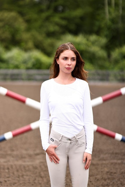 EQUISITE | White | Cadence Long Sleeve