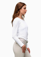 EQUISITE | White | Cadence Long Sleeve