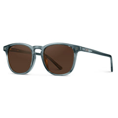 Crystal Stone Blue/Brown | Nick | WMP Eyewear Square Polarized Sunglasses