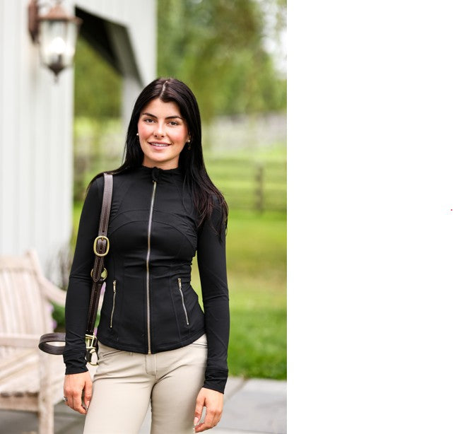 EQUISITE | Jet Black | Elena Jacket