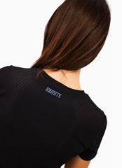EQUISITE | Jet Black | Hallie Short Sleeve