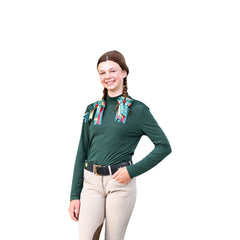 EQUISITE | Forest | Alesia Long Sleeve Shirt