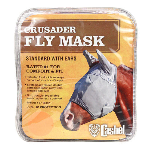 Crusader Standard Nose Pasture Fly Mask with Ears