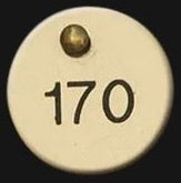 #170, Round Bridle Disc. 3/4