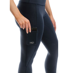 CHARCOAL - Horseware Silicon Riding Tights