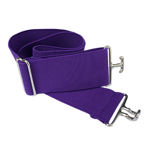 Purple + Silver Elastic Belt
